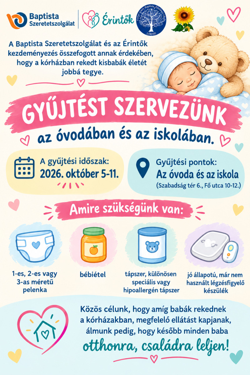 Adománygyűjtés a kórházban rekedt babákért..
